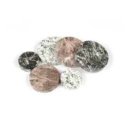 Factory Price GENSYU Luxury Customized Size Marble Pattern Cap For Protein Powder Bottle