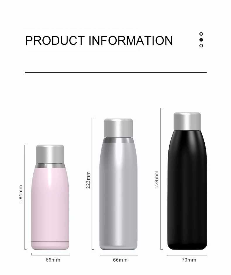 UV Sterilizer Disinfect Drinking Water Bottle UVC clean Vacuum Bottle