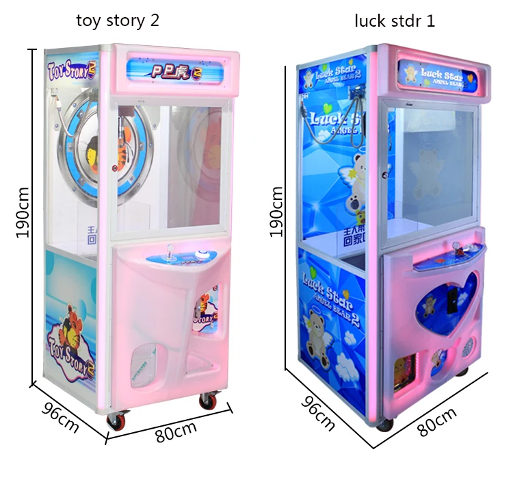 Factory Price Arcade Bowling Alleys Game Room Catch Toys Lucky Star 2 Claw Crane Machine