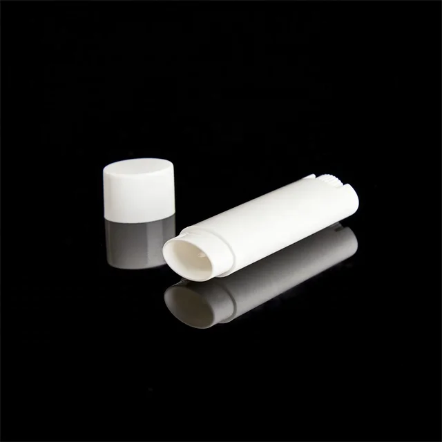 Luxury PP Plastic Mini Lip Balm Container Empty Crayon Lip Balm Chapstick Tube Twist Lip Balm Tube Empty Blush Stick Packaging