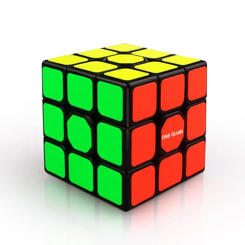 Wholesale Hot Color Custom Magic Speed Cube Plastic Puzzle for Kids