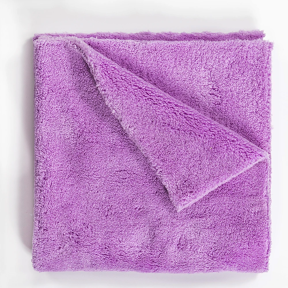 popular auto care plush 550gsm towel coral fleece microfiber towel for car drying