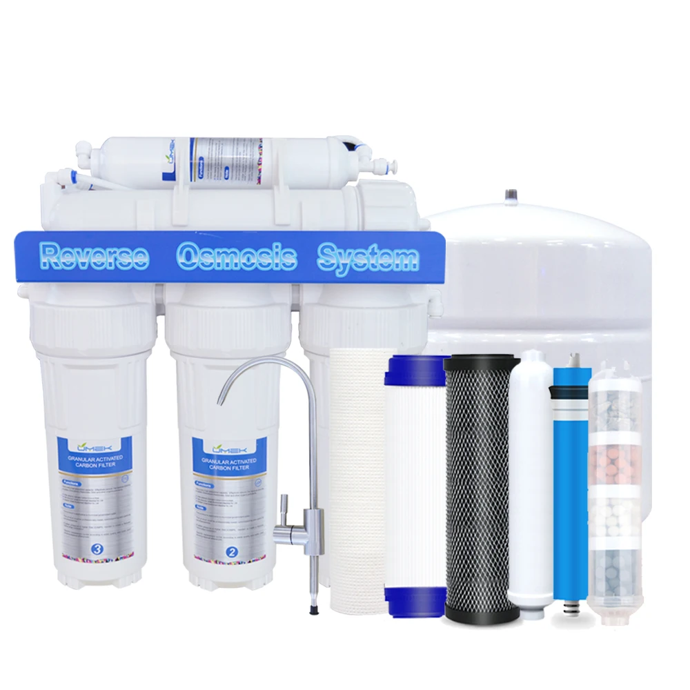 Household 6 stages RO system with PP CTO GAC Ro membrane