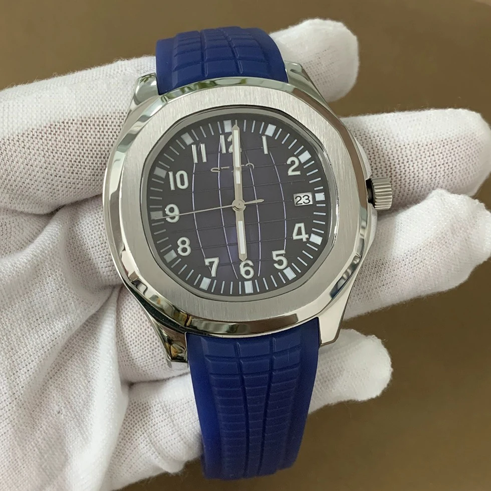 2024 New improved Japan Seiko NH35 Movement  silicone strap Mechanical Watches for men
