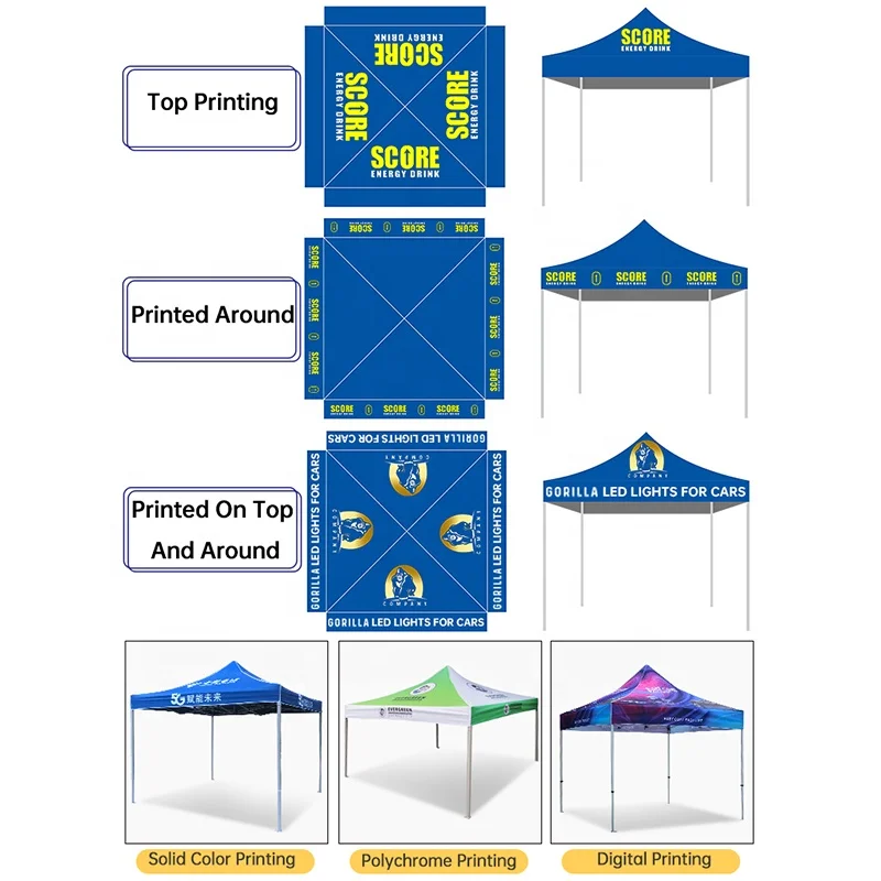 Оптовая продажа на заказ складной навес разных размеров для наружной выставки рекламы палатка мероприятий