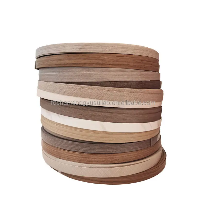 China product thickness uniformity plastic door edge strips high gloss pvc edge banding edge banding home furniture