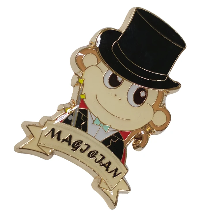 monkey figures cartoon resin epoxy soft enamel lapel pins