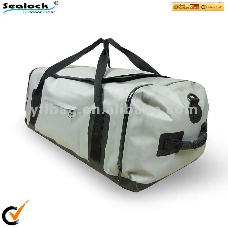 Large Capacity Waterproof Travel Bag Sports Style Nylon TPU Belt Custom Pattern Waterproof Zipper Gym Use