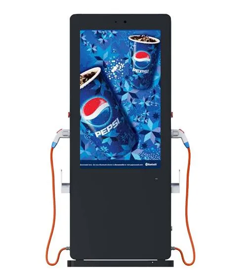 Waterproof Ip55 Outdoor Touch Ad Lcd Kiosk 55 Inch Lcd Display Advertising Charging Station For Electric Car