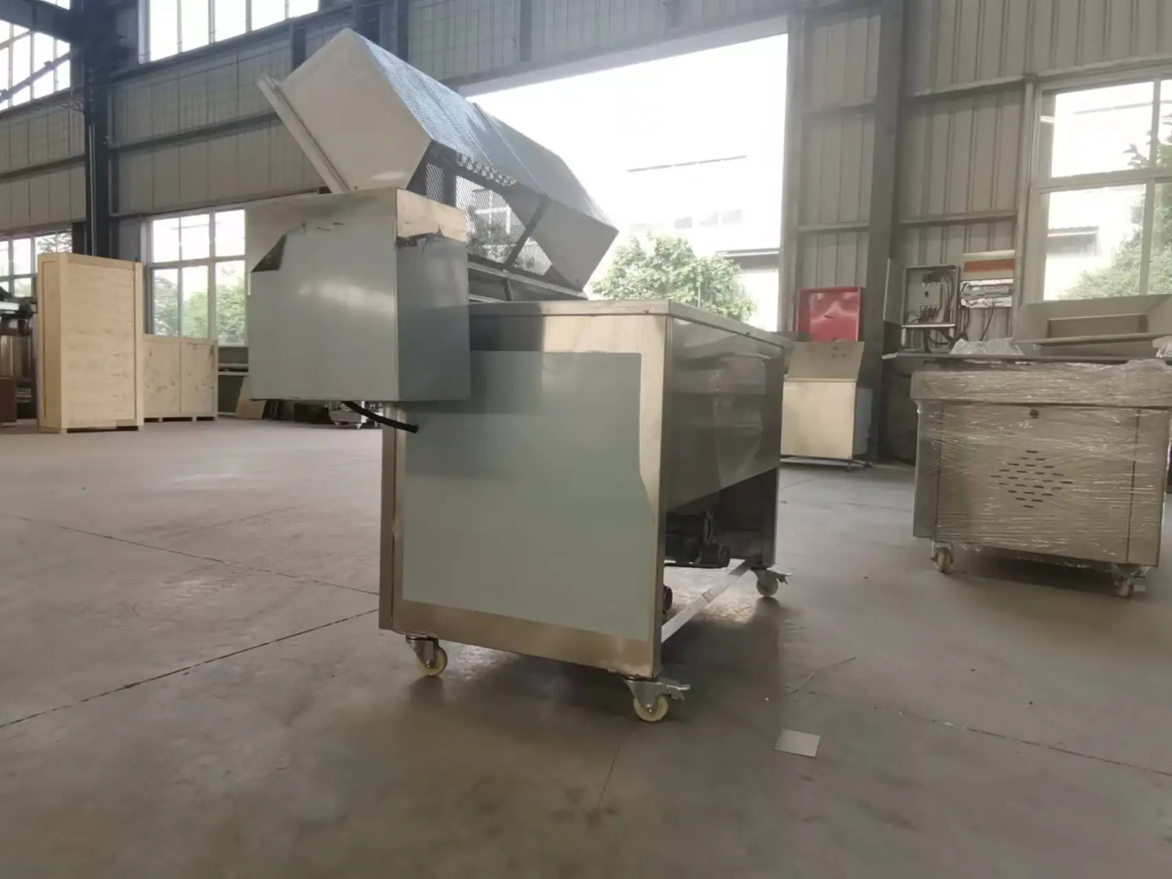 New TCA Frozen French Fries Potato Crisps Processing Machinery Production Line Potato Chips Making Machine Frying machine