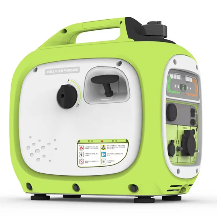 12V 8A Electric Start Portable 2200W Petrol Inverter Generator