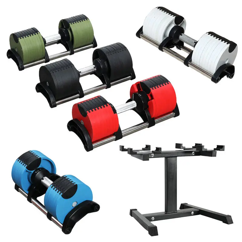 Customizable Color and Weight 32 kg Adjustable Dumbbell 72LB Dumbbell for Home Gym Fitness Equipment