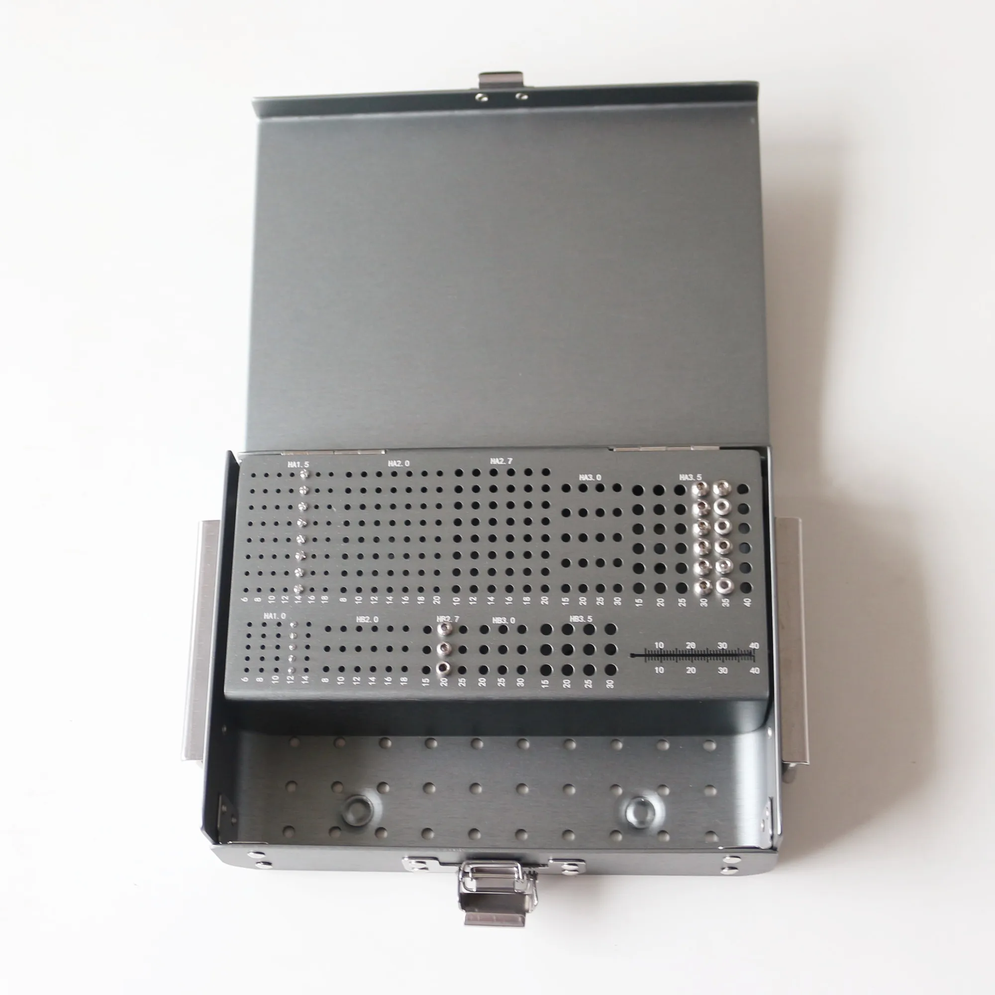 Spinal Pedicle Screw Box orthopedic surgical instruments sterilization box