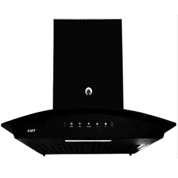 Curved 60 cm Auto Clean Wall Mounted Chimney range hood for kitchen use customised