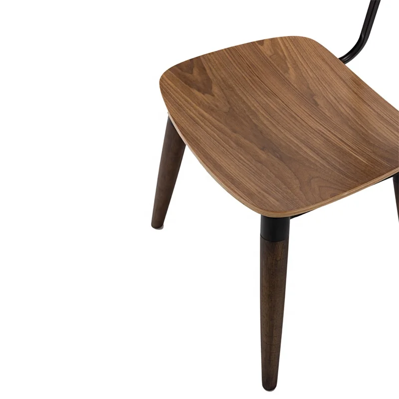 Fast Ship Wholesale Bent Plywood Metal Frame Copine Wooden Cafe Chairs