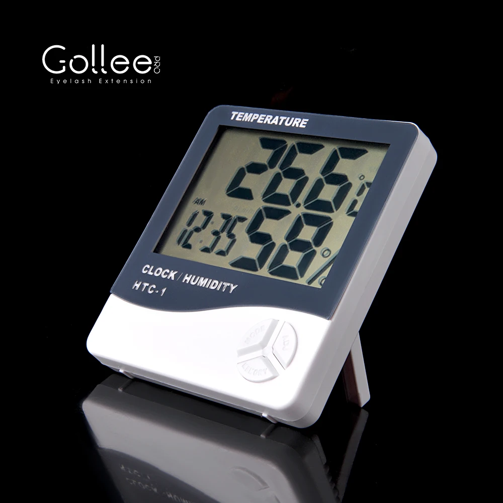 Gollee Room Private Label Reptile Dual Lcd Window Poultry Mini Indoor And Digital With Min Max Record Thermometer Hygrometer