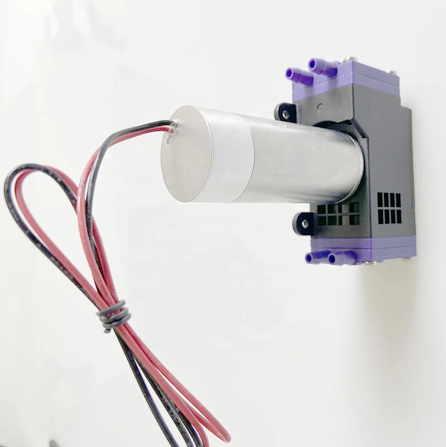 Cinyar AQC 12V/24V dc mini negative air diaphragm pump with brushless motor for lab vacuum supply gas sampling analysis transfer