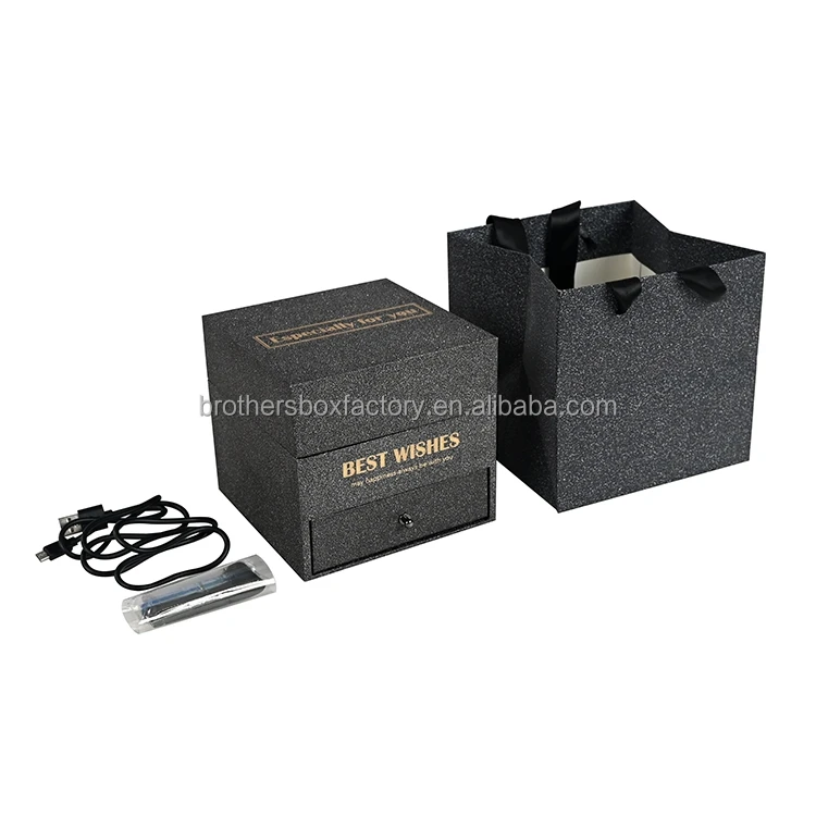 7 Inch Small Lcd Screen Video Brochure Gift Packaging Box Lcd Luxurious