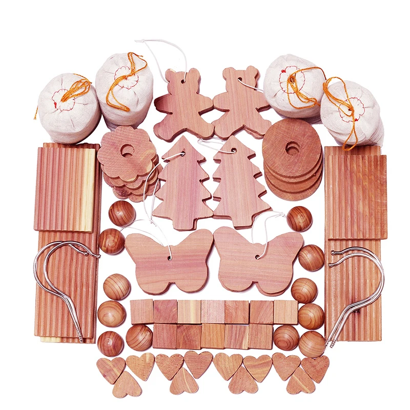 Клетки и ящики репеллент моли кольца из свежего кедра для вешалки кедровые