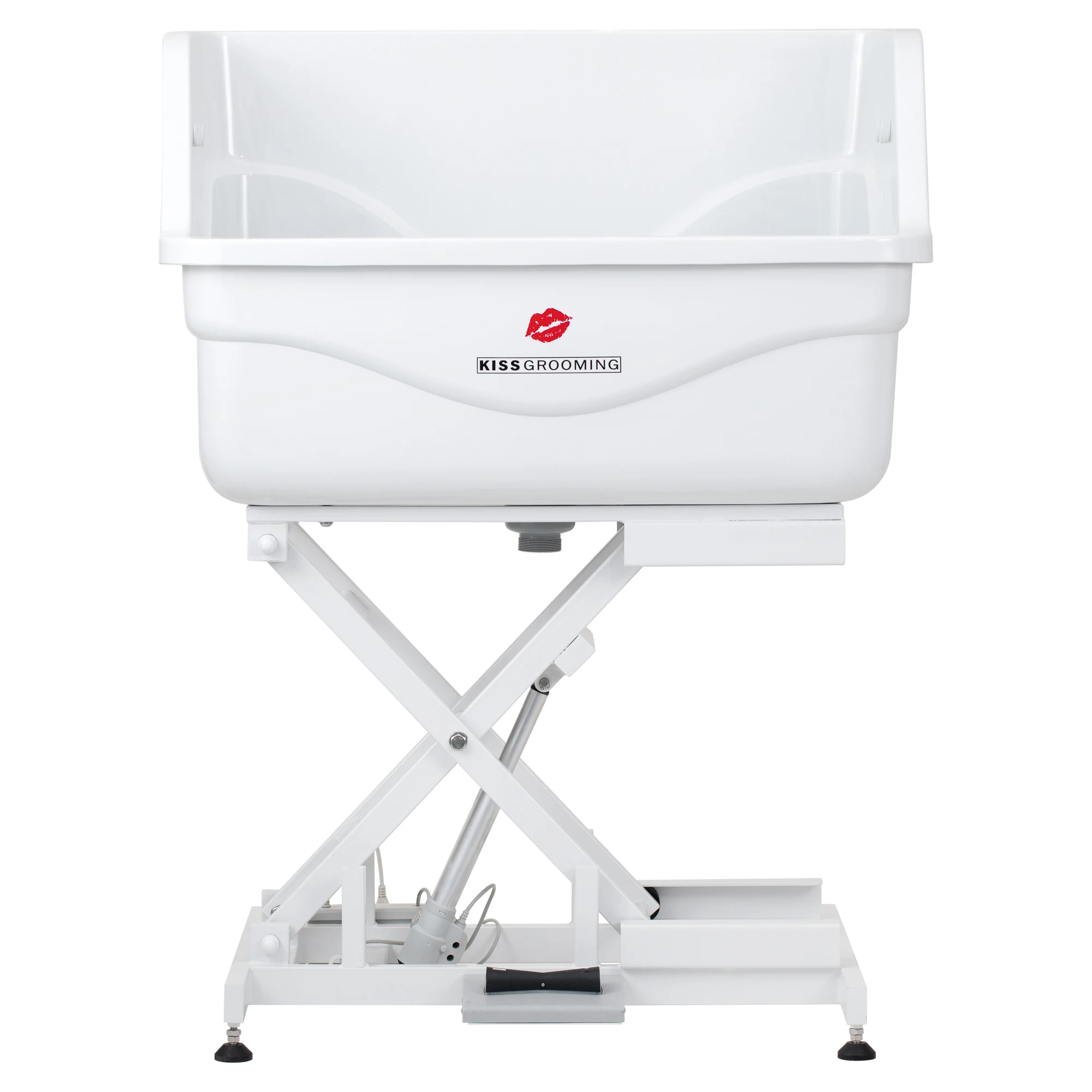 Durable & Environmentally friendly pet bathtub acrylic Fiberglass pet Portable lifting pet grooming tub