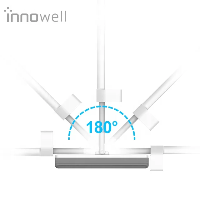  Innowell hands free 180 degree rotating super absorbent PU sponges Floor Mop Household Cleaning