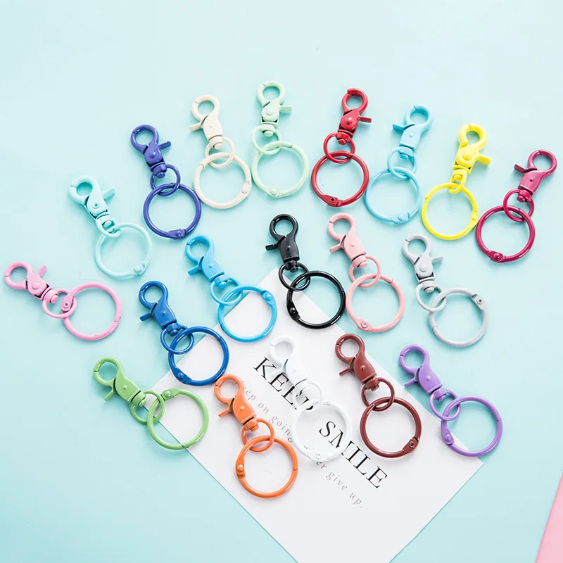 Diy Ring Handicraft Material Diy Accessories Keyring Chain Pack Chain Open Ring Keychain