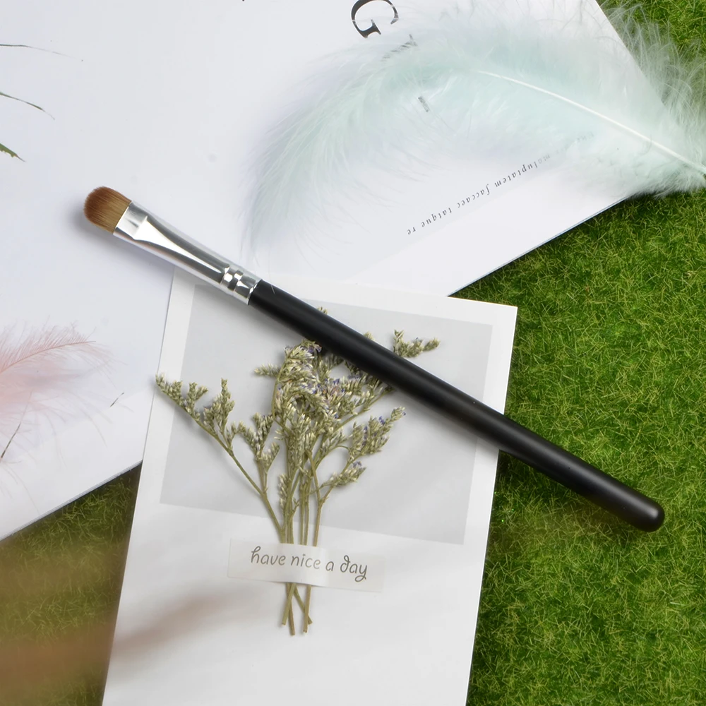 High Quality Custom Wholesale Silicone Hair Detailing Eyeshadow Makeup Brushes