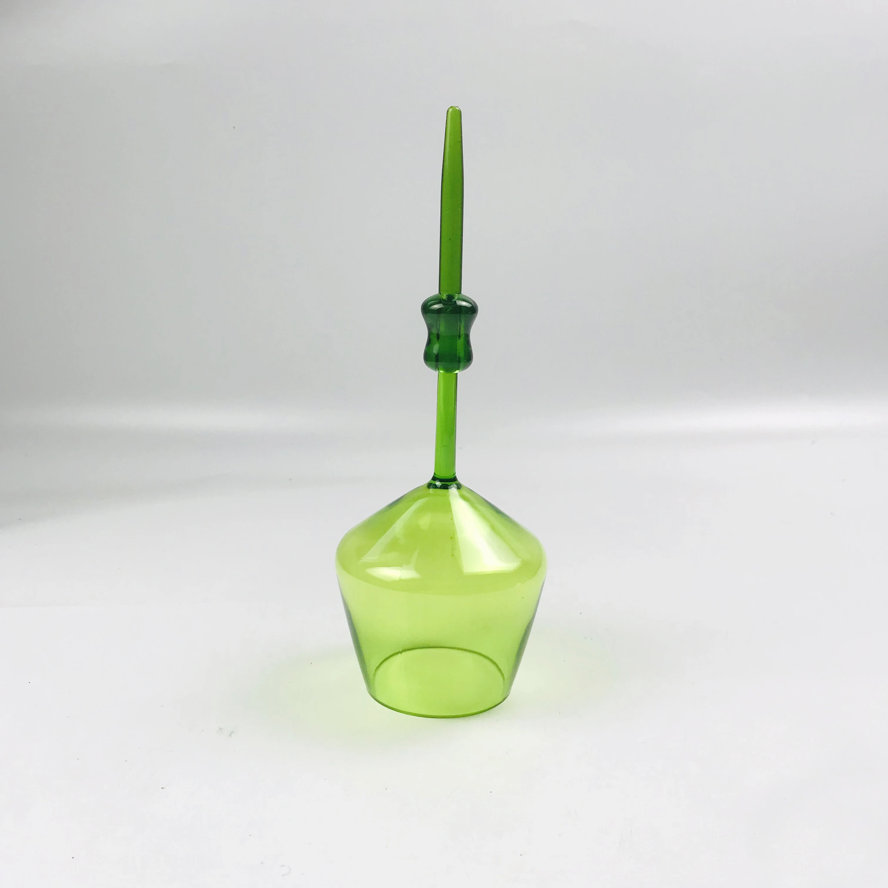 Outdoor 350ml portable beach long stemmed floating plastic wine glass