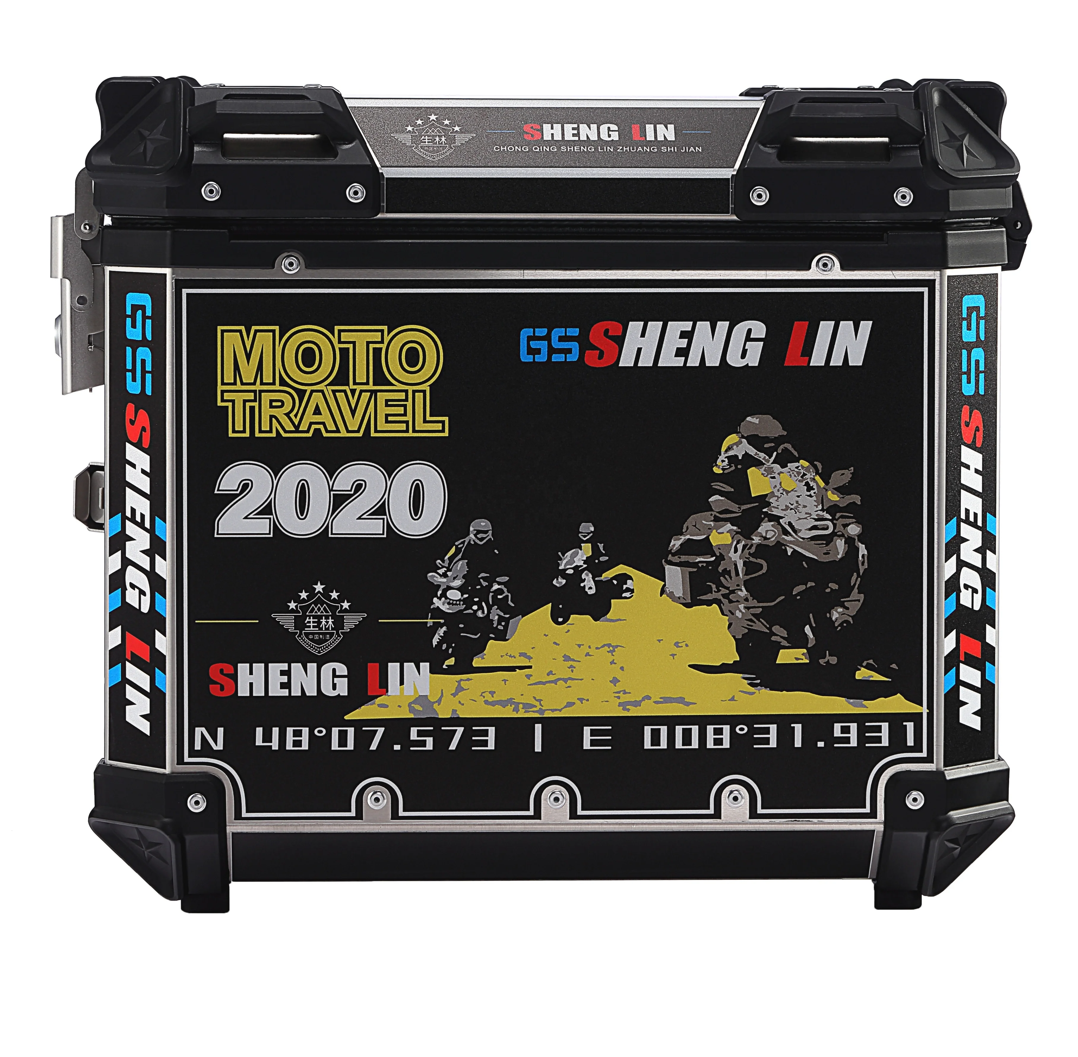 
SHENGLN Hot Selling Aluminum Motorcycle Storage Tail Box Accessories 