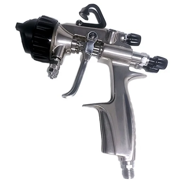 316 STAINLESS STEEL GOOD QUALITY TWO NOZZLES PAINTING SPRAYER FOR NANO CHROME SPRAY GUN LYH-1.3GX