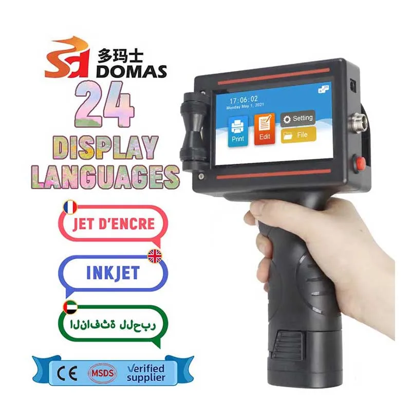 New Product printer Hand Held Small Portable Codex Batch Date Logo Machine Inkjet Printers Provided Inkjet Printer for Paper
