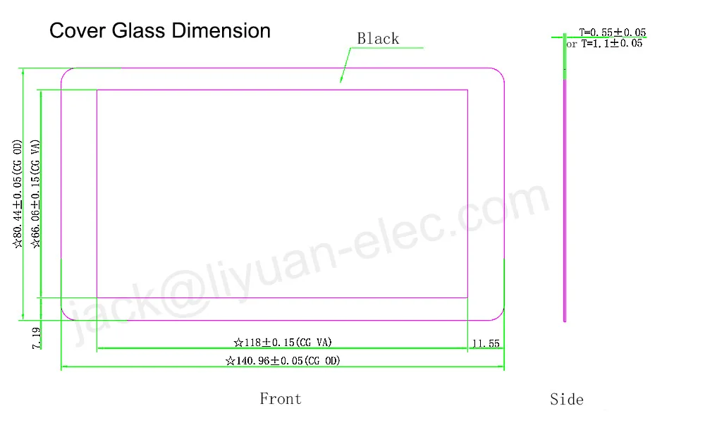  UV curable 3D принтер 5 дюймов 1440x2560 2K ЖК-дисплей экран Замена XR2208-01JLD bene1 bene2 ANYCUBIC Photons крышка