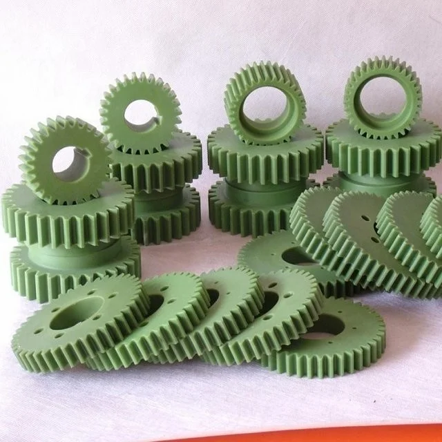 China manufacturer custom making reducer toothed  plastic nylon spur gear
