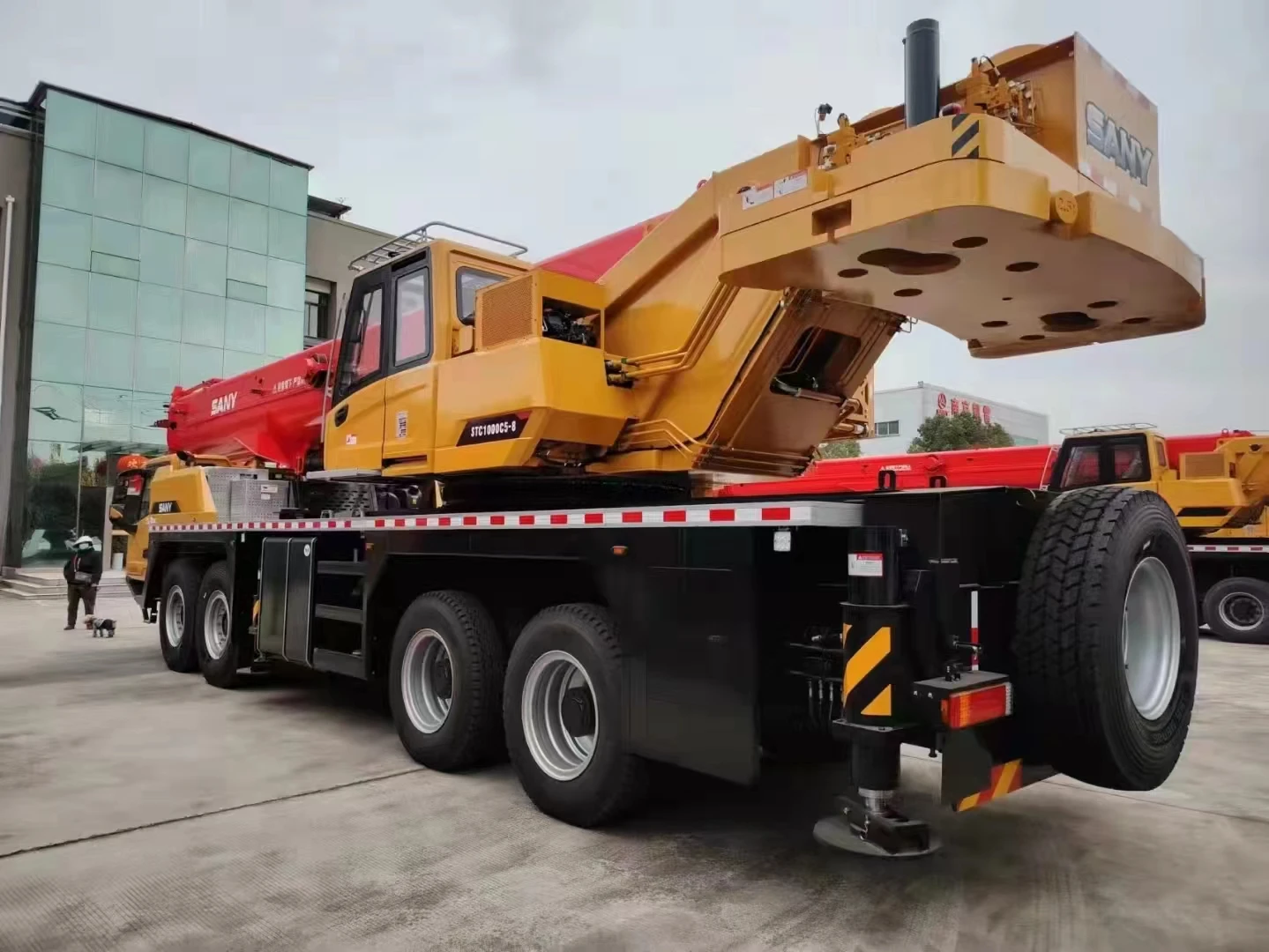 selling  good  100 ton used china top quality mobile crane for sale used 100t crane sany truck crane stc1000 price