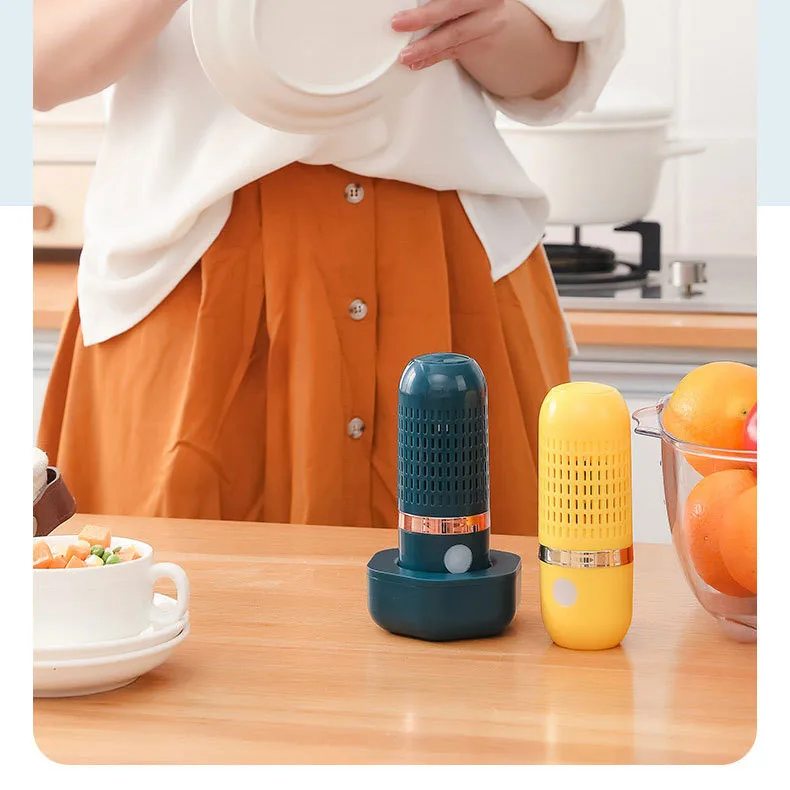 Household Portable Electric Fruit And Vegetable Washing Machine Capsule Shape Fruit Vegetable Washing Machine