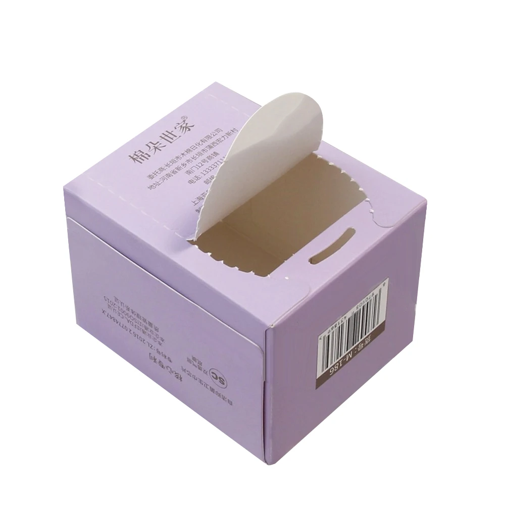 White cardboard color custom commercial logo products daily necessities Soap candle square craft paper box for packaging