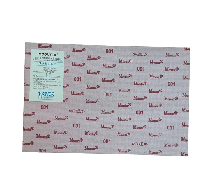 Высококачественная бумажная доска со стельками для обуви, Пакистан 303/404