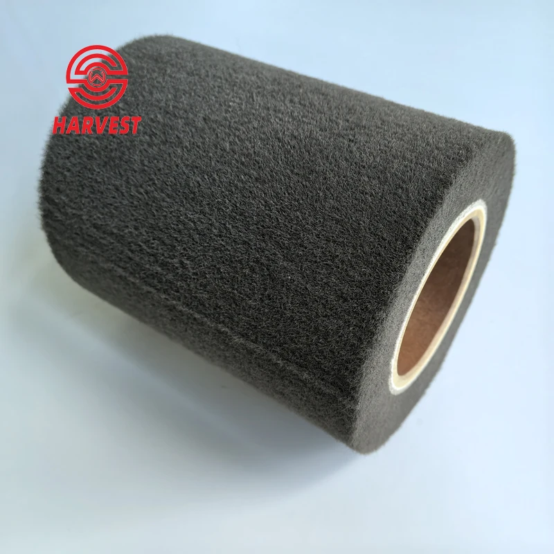 Bakelite Tube Cylindrical Non-Woven Flap Abrasive metal roller brush polishing wheel for polishing deburring flap roller