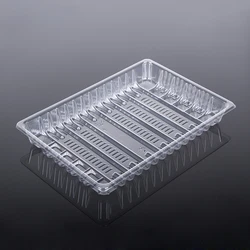 disposable dish  plate fast food plate fruit vegetable box tray PET tray sushi container