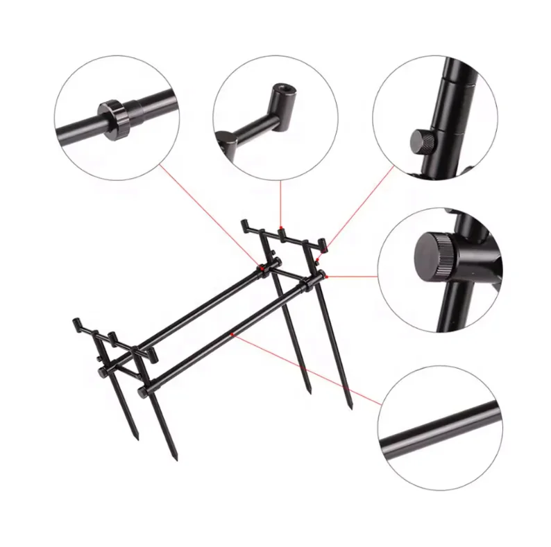 Регулируемая удочка для карпа выдвижная подставка удочки