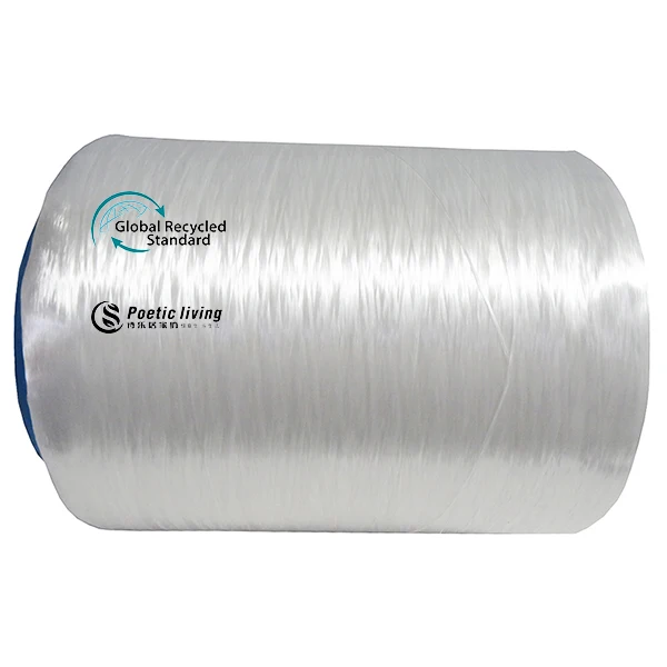 High Quality 500D Low Shrink Recycled Polyester Filament Yarn For industrial IDY With GRS Certification
