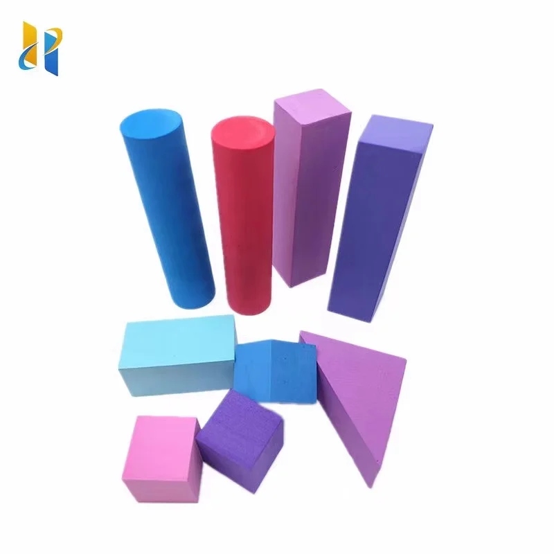 HYH Factory Custom Baby Diy EVA Building Block Toy Large Particle Soft Foam Building Block Odor Free Building Block Model
