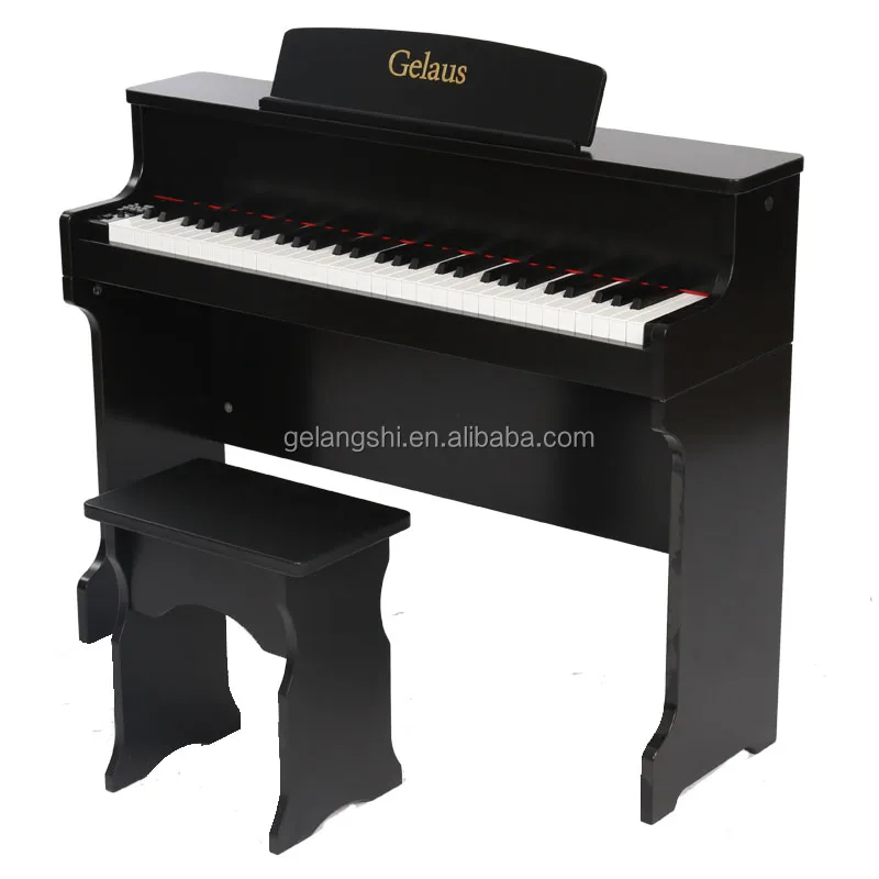 wooden case baby piano digital