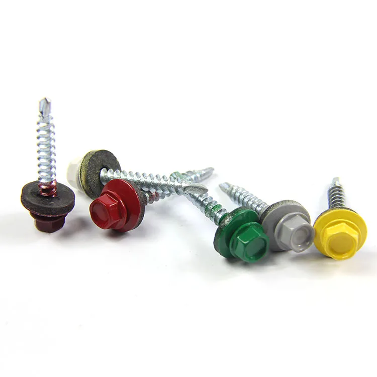 RAL SCREW manufacturer of roofing screws with rubber washer taiwan