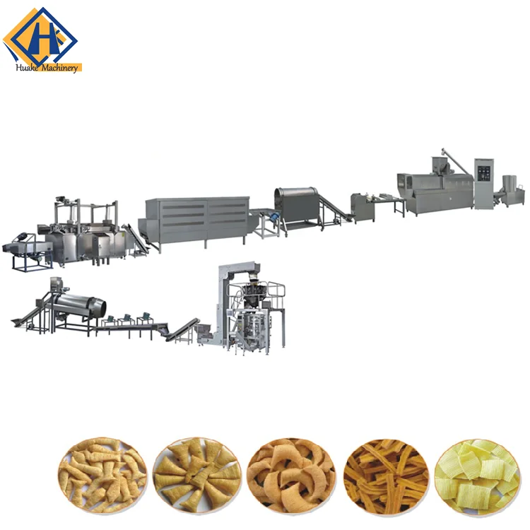 Fried Snack Making Machinery Plant Automatic Tortilla Make Machines Line Machine
