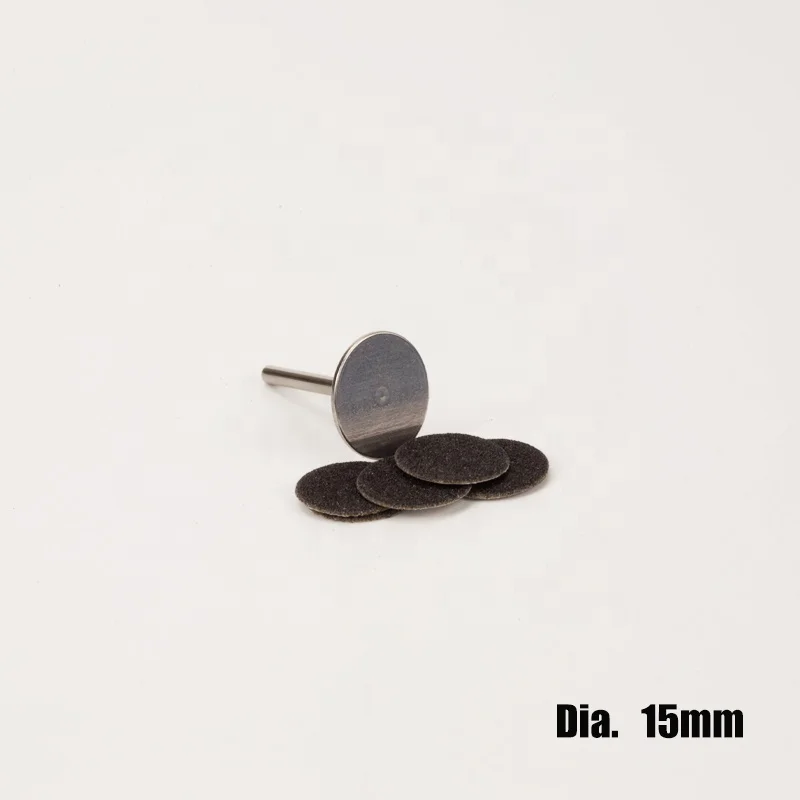 China Professional Foot Callus Remover Diameter 15mm 20mm 25mm Stainless Steel Pedicure Disk Podo Disc Holder for Drill Machine