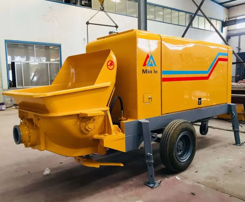 40M3/H Cheap Factory Price Trailer Mounted Concrete Cement Pump/Diesel stationary concrete pump