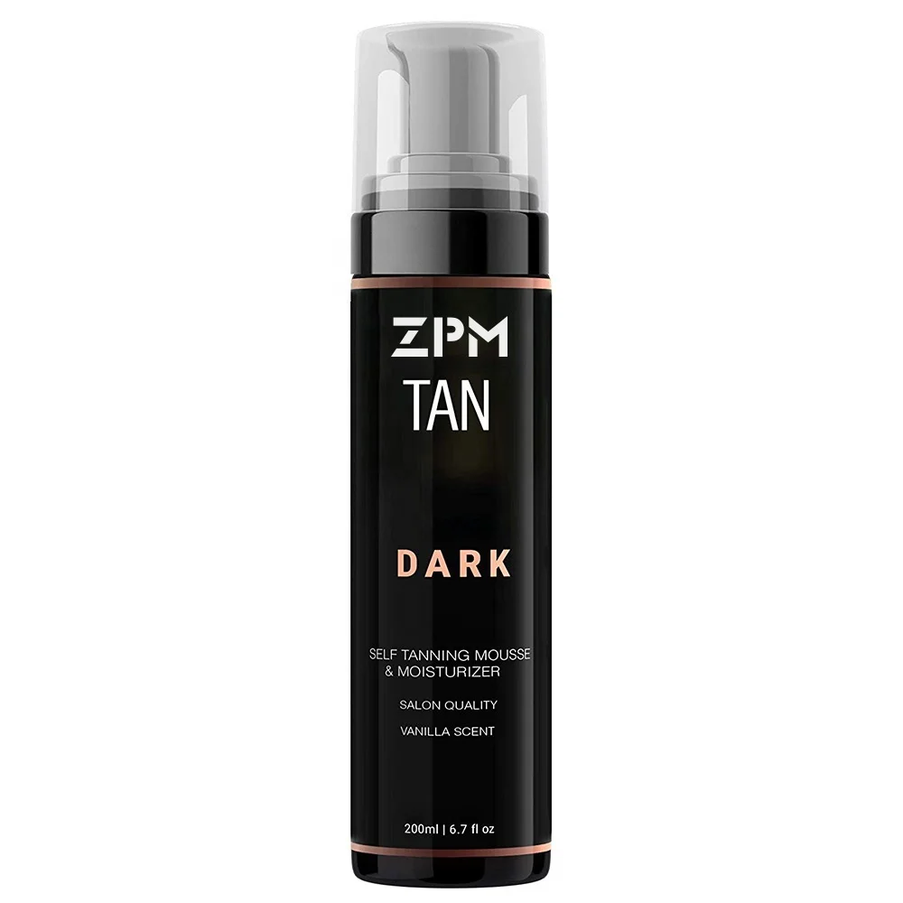 ZPM OEM/ODM Private Label Natural Organic Self Tanner Fake Tan Bronzing Mousse Cherry Sunless Tanning Mousse