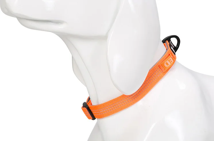 TRUELOVE New Fashion E Unique Solid Plain Blank Italian Pet Durable Real Leather Dog Collar