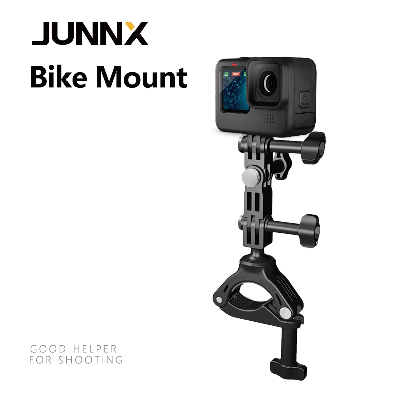 JUNNX  Bike Bicycle Handlebar Screw Clip Clamp Bracket Mount Holder for Gopro Hero Sports Camera11 10 9  bike mount